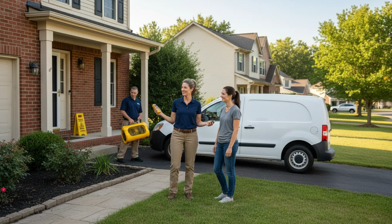 Residential water damage restoration in Sedalia, CO